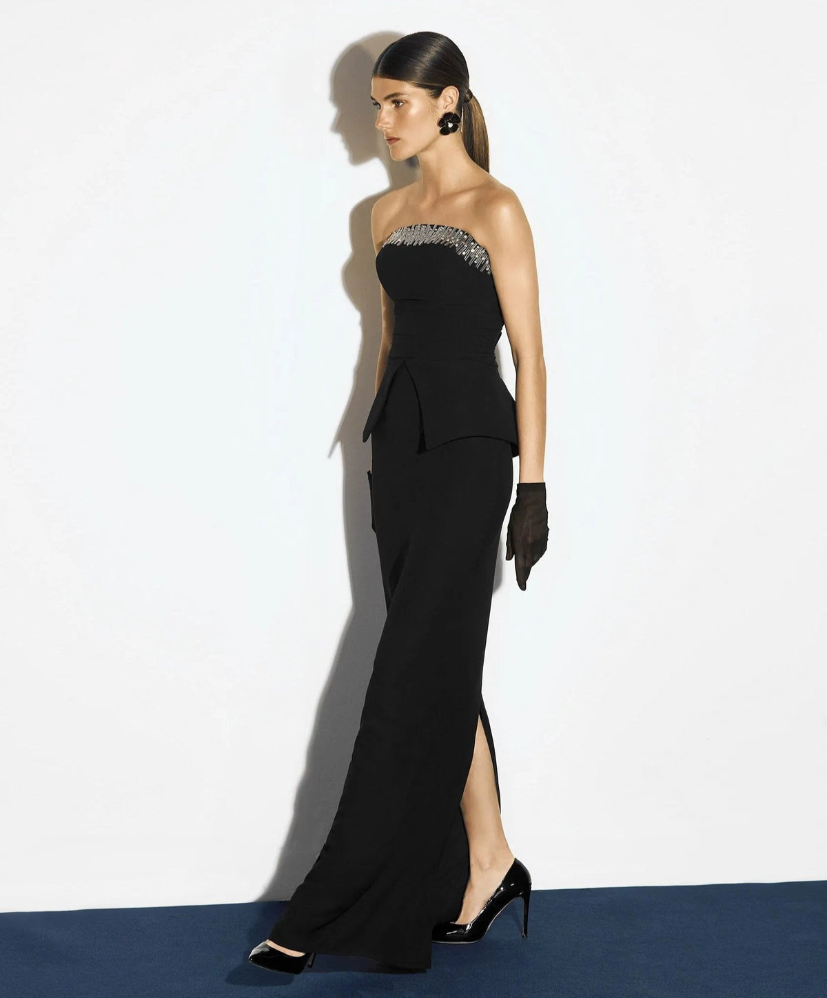 pronovias evening dresses 2019 Luxury Onyx Kim Dress Black | Brochu Walker M main image 0