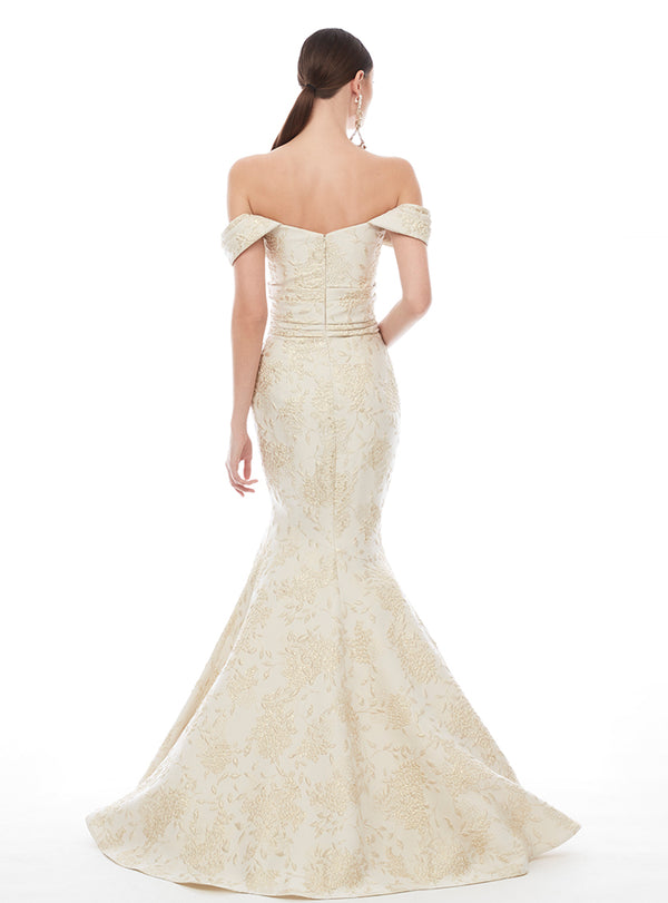 frascara 4348 jacquard gold navy