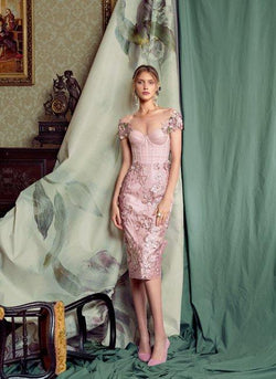 Papilio Cocktail Dress 0449 | Fantasy Bridal Boutique 42 / Powder Pink Papilio Cocktail Dress 0449 | Fantasy Bridal Boutique 42 / Powder Pink
