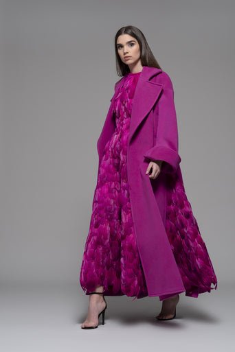 Isabel Sanchis DELMONTE COAT Fuchsia Pink