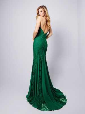 GENISTA- Pronovias Halter Neck Gepur Cocktail Dress  back