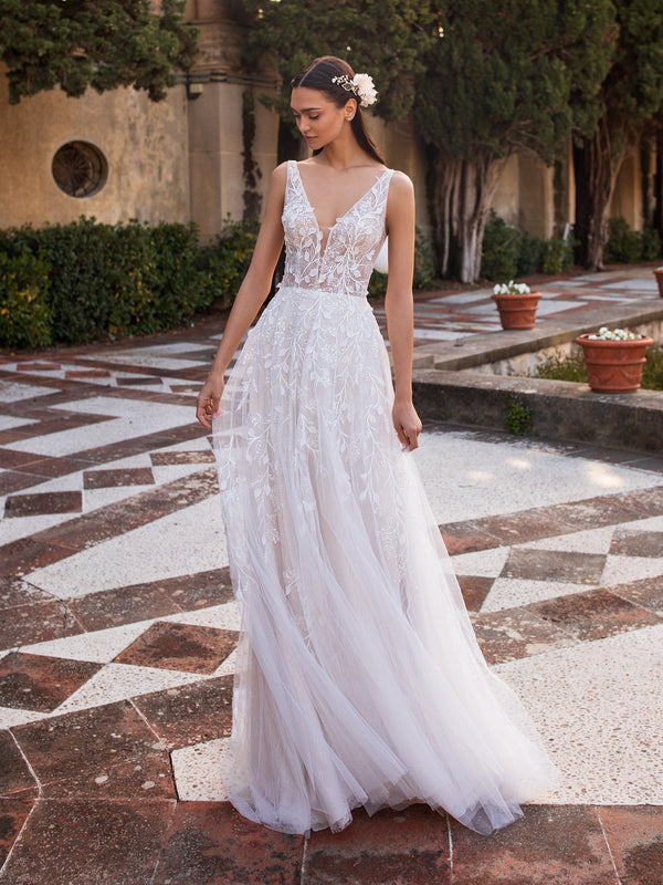 Pronovias Elara destination wedding gown