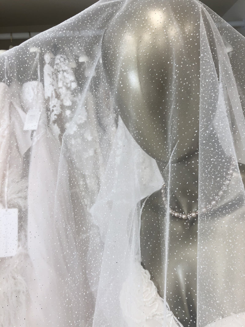 Mist Glitter Veil – Fantasy Bridal Boutique