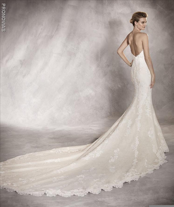 pronovias princia Wedding dress  open back