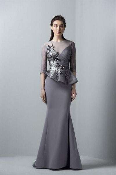 オールインワン・サロペット Saiid Kobeisy Lace Long Dress Lace long dress – Saiid Kobeisy Online