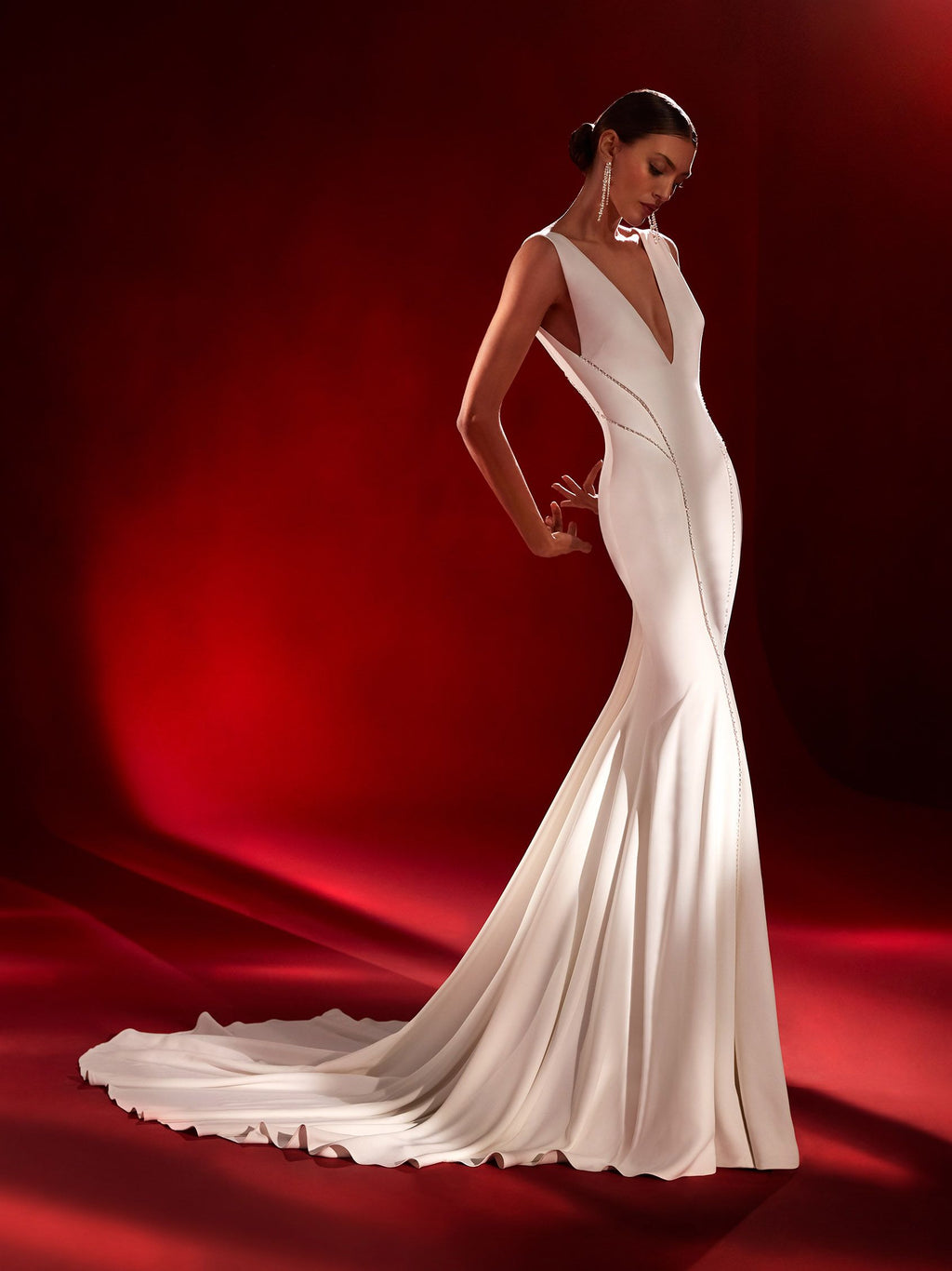 white christmas dresses Caballe by Pronovias Atelier