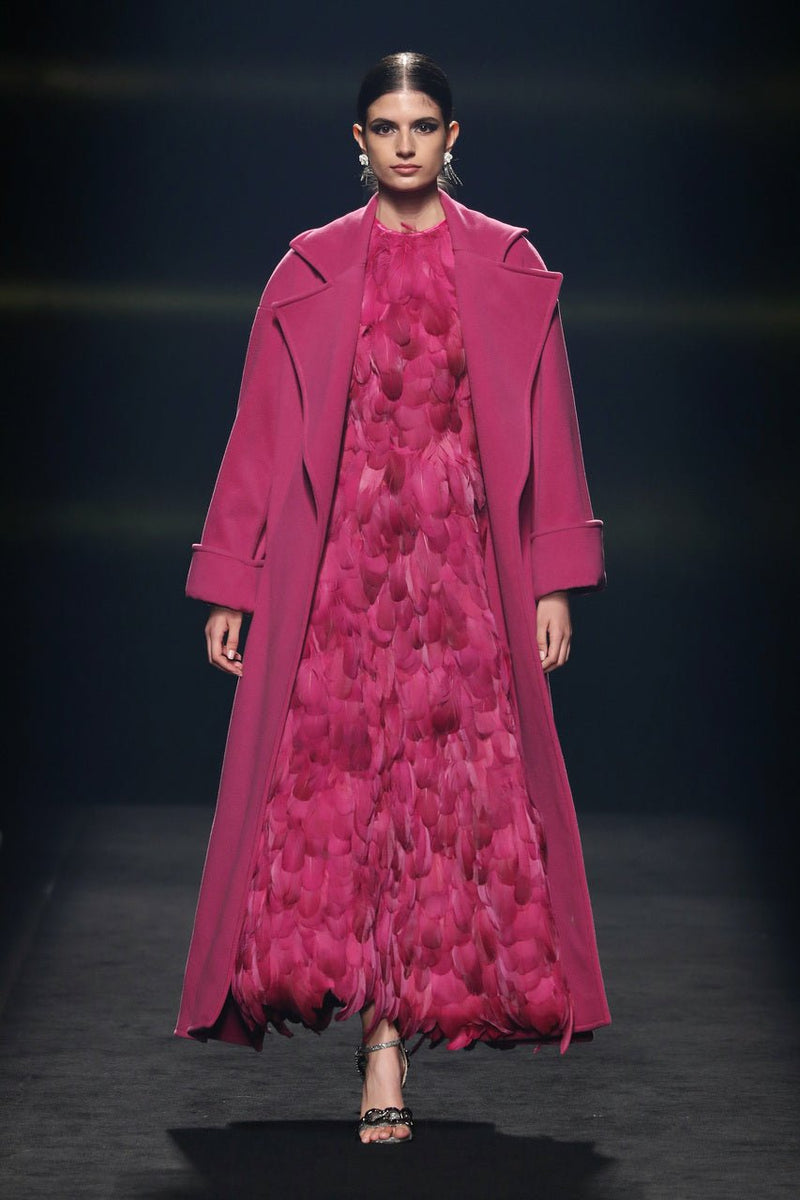 Isabel Sanchis DELMONTE COAT Fuchsia Pink